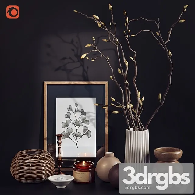 Decorative set_1_2_3 3D Model Download Decorative set_1_2_3 3D Model Download