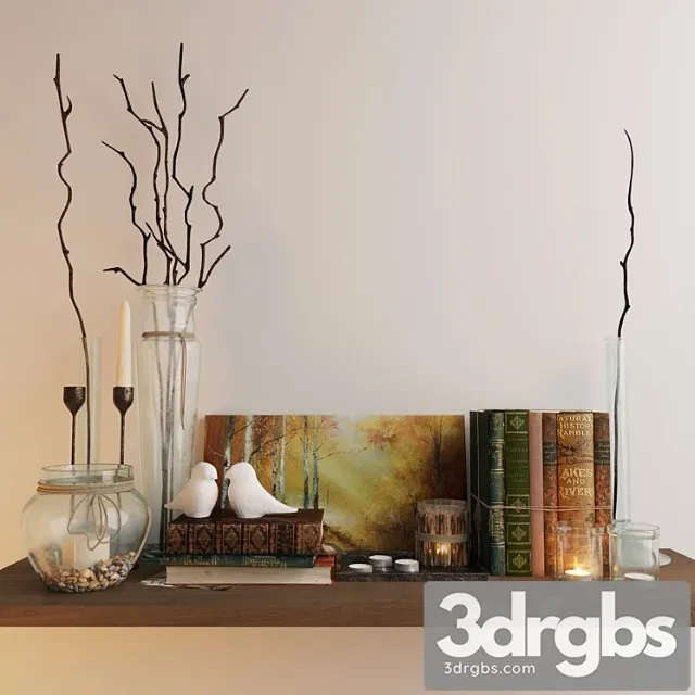 Decorative set_2 3D Model Download Decorative set_2 3D Model Download