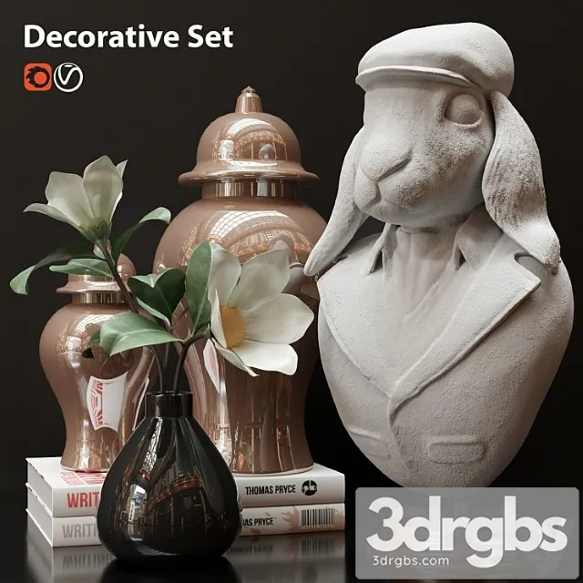Decorative set_2222_3 3D Model Download Decorative set_2222_3 3D Model Download
