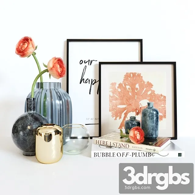 Decorative set_2_3 3D Model Download Decorative set_2_3 3D Model Download