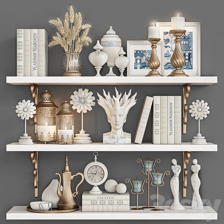 decorative set_42 3D Model Free Download