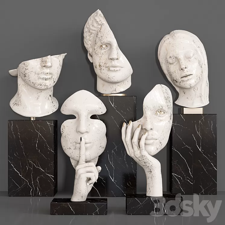 decorative set_47 3D Model Free Download