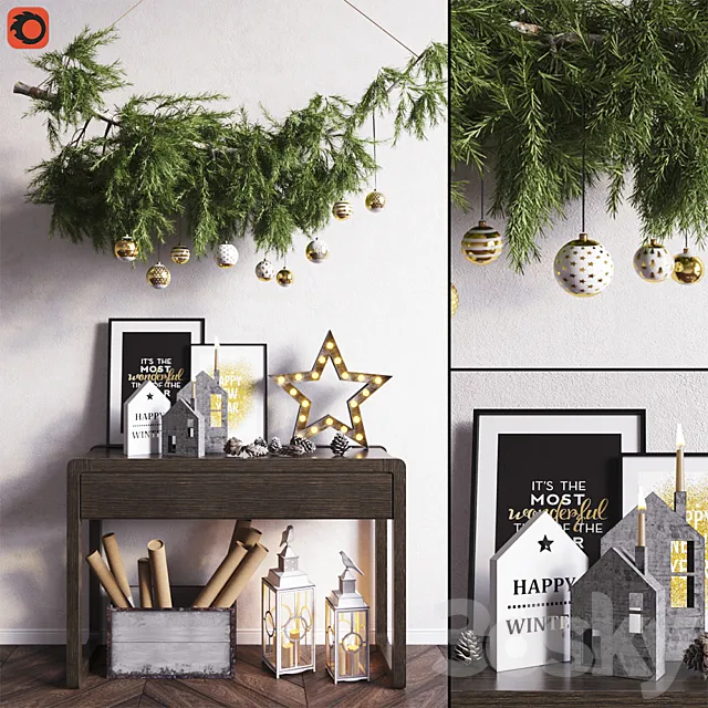 Decorative set_9 3D Model