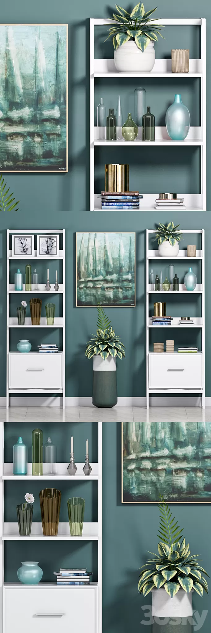 DECORATIVE SHELF-2 3D Model DECORATIVE SHELF-2 3D Model