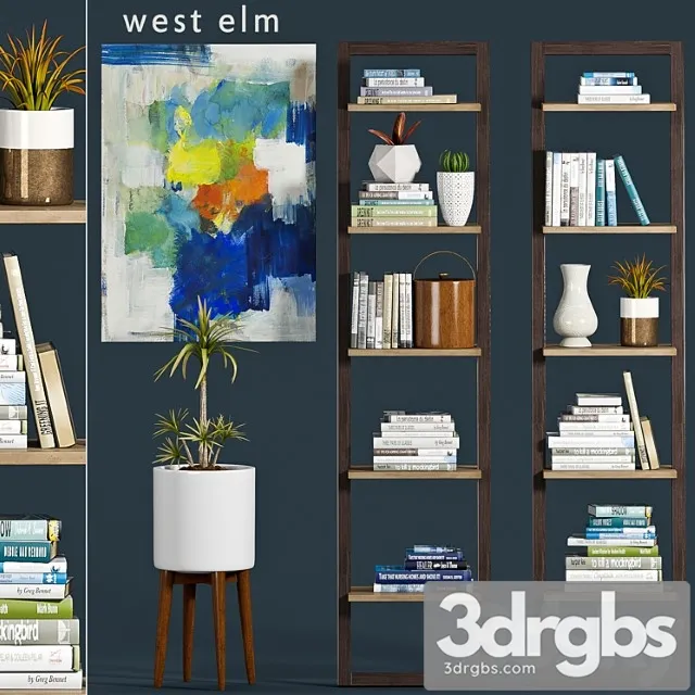 Decorative shelf -4 3D Model Download Decorative shelf -4 3D Model Download