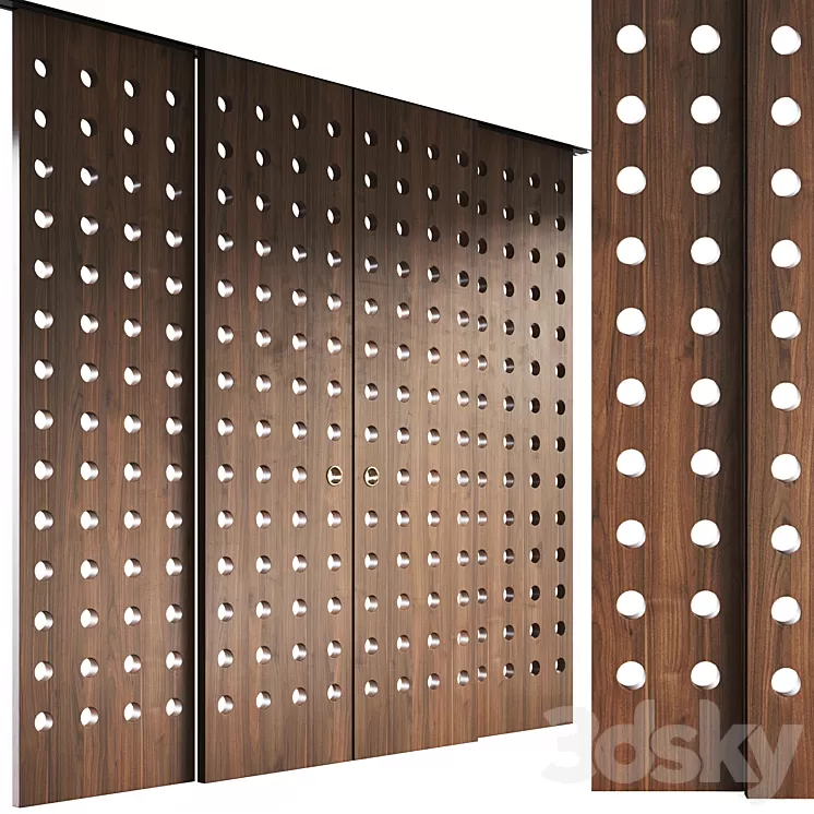 Decorative sliding partition Mobius 3D Model Free Download