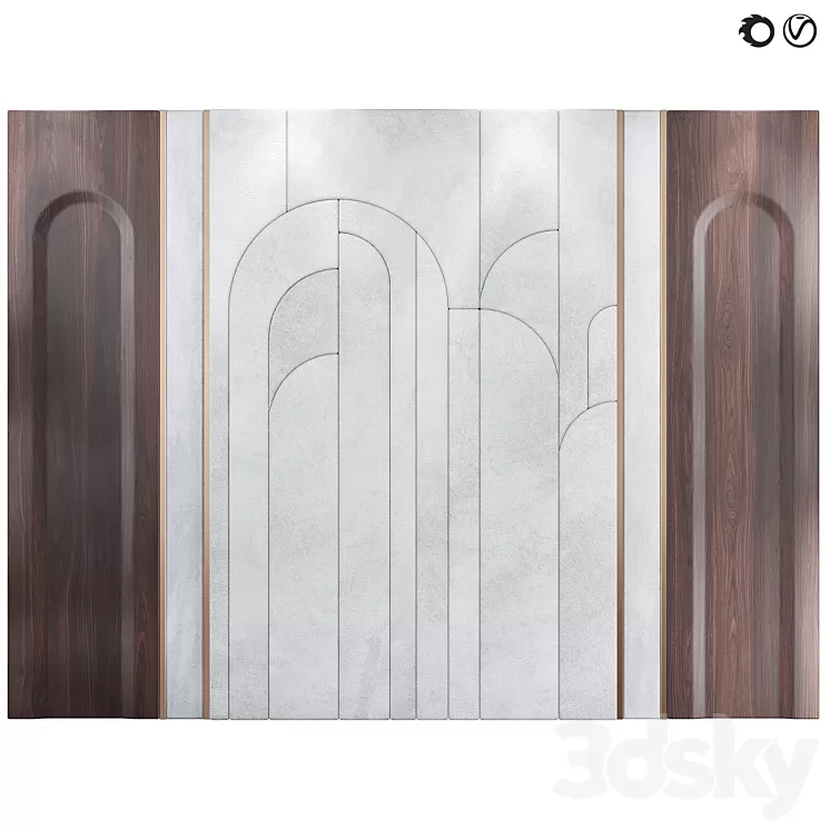 Decorative soft panel 101 3D Model Free Download