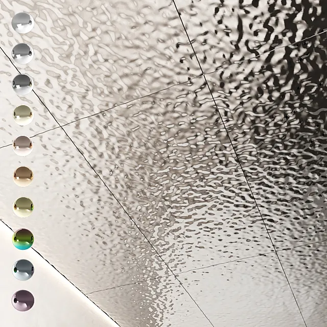 Decorative steel sheets with water ripples 01 Free Download