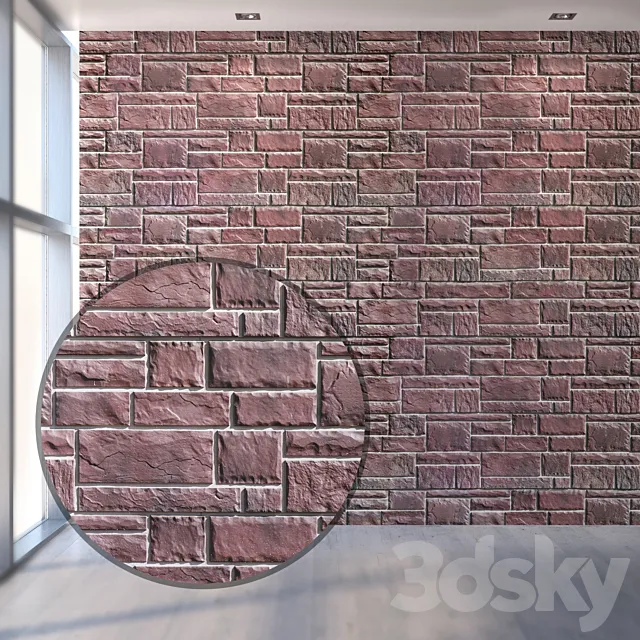 Decorative stone 1115 3D Model