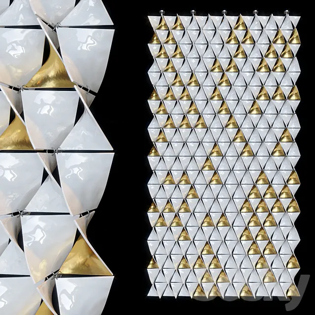 Decorative suspended partition wall Vargov® Design 3D Model Decorative suspended partition wall Vargov® Design 3D Model