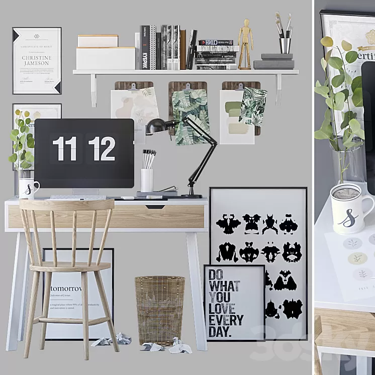 Decorative table 3 3D Model Decorative table 3 3D Model