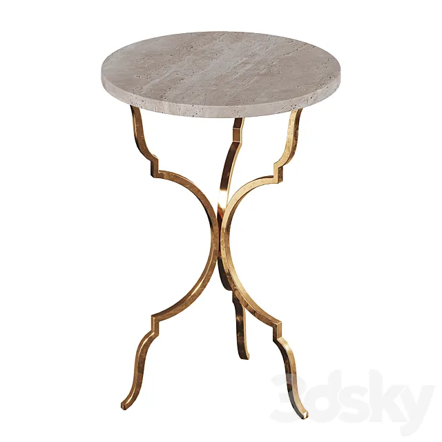 Decorative table 5540-50 Gramercy Home Hooker 3D Model Decorative table 5540-50 Gramercy Home Hooker 3D Model