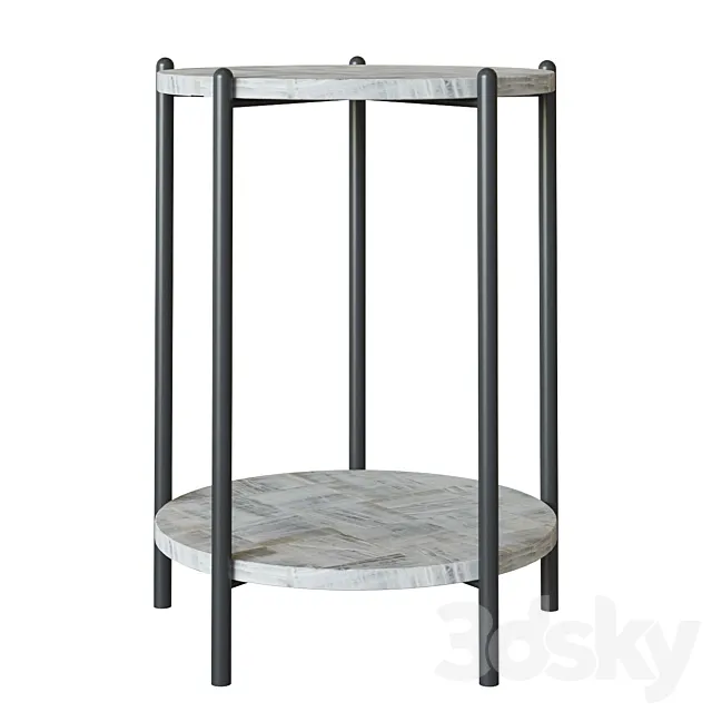 Decorative table “Blythe” 3D Model