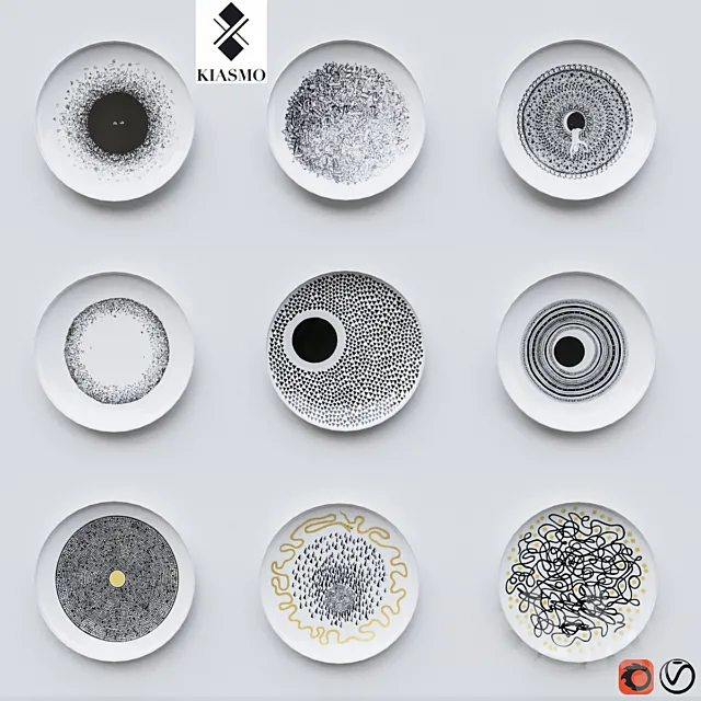 Decorative tarelki_8 3D Model Decorative tarelki_8 3D Model