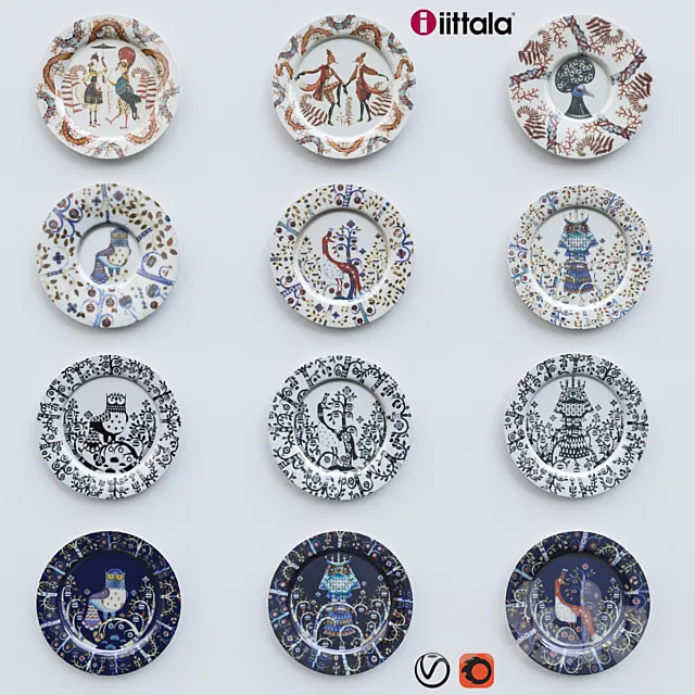 Decorative tarelki_9 3D Model Decorative tarelki_9 3D Model