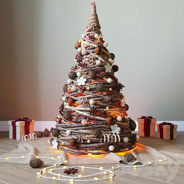 Decorative Tree 3D Model Decorative Tree 3D Model