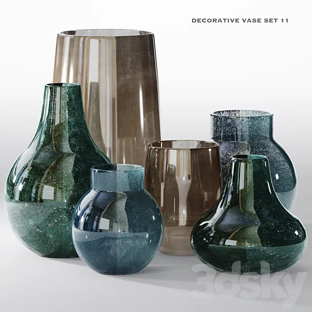 decorative vase 11 3D Model