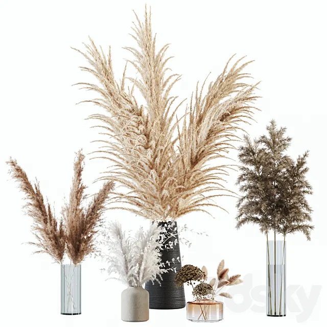 Decorative vase set 3DModel Decorative vase set 3DModel