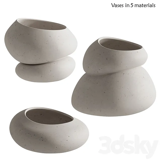 Decorative Vases 01 3D Model