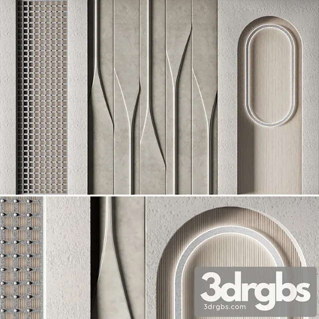 Decorative Wall 01 3D Model Download Decorative Wall 01 3D Model Download