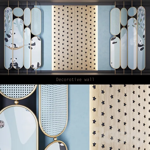 Decorative wall 10 3D Model Decorative wall 10 3D Model