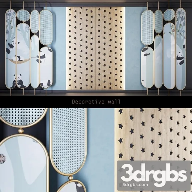 Decorative wall 10 3D Model Download Decorative wall 10 3D Model Download