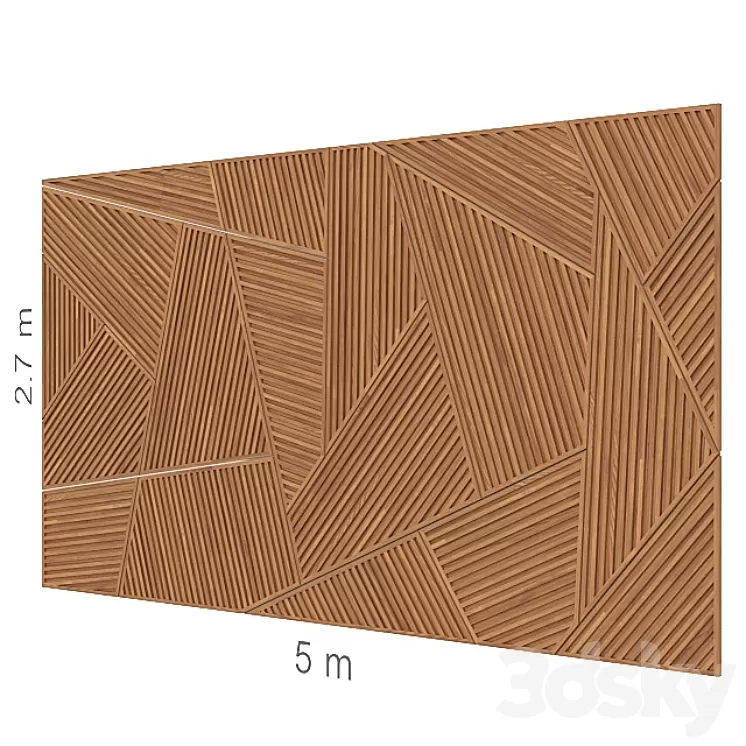 Decorative wall 11. 3D Model Decorative wall 11. 3D Model
