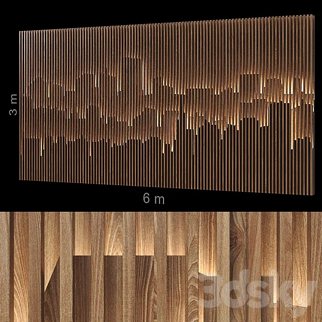 Decorative wall 118. 3D Model Decorative wall 118. 3D Model