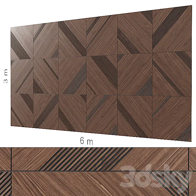 Decorative wall 126. 3D Model Decorative wall 126. 3D Model