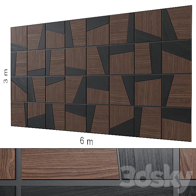 Decorative wall 137. 3D Model Decorative wall 137. 3D Model