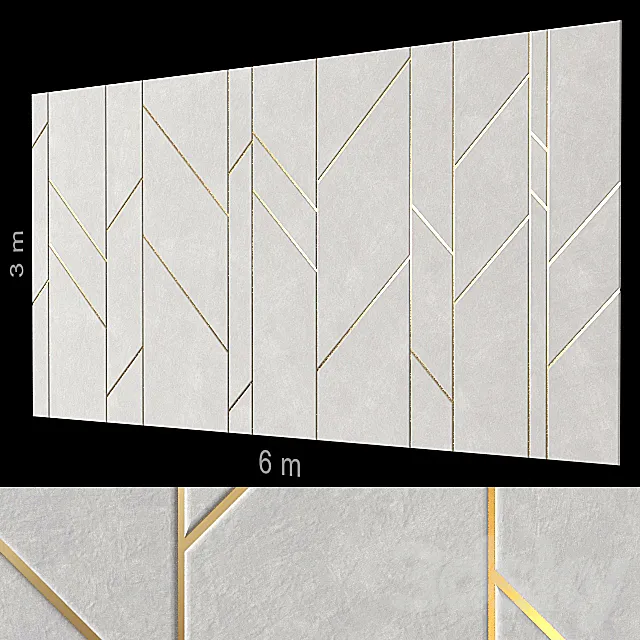 Decorative wall 138. 3D Model Decorative wall 138. 3D Model