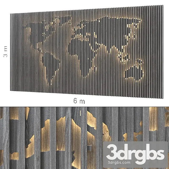Decorative wall 146. 3D Model Download Decorative wall 146. 3D Model Download
