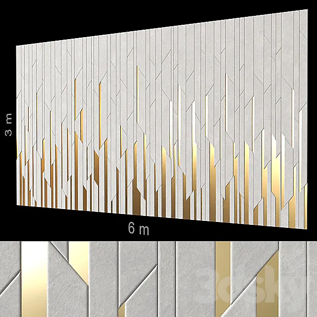 Decorative wall 149. 3DModel Decorative wall 149. 3DModel