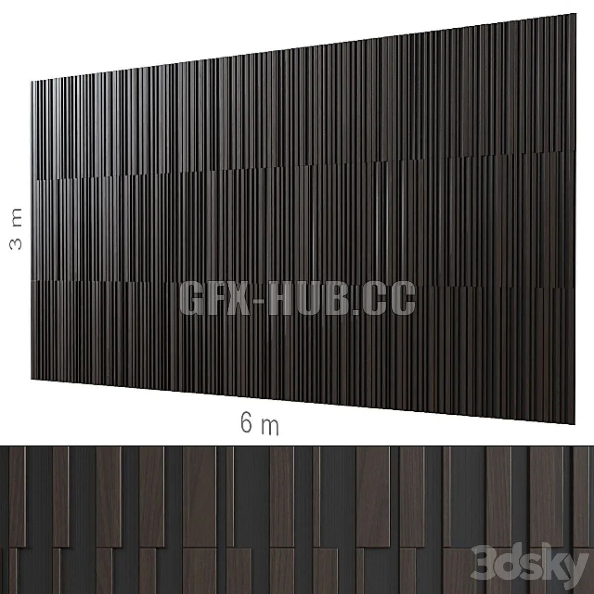 Decorative wall 168 3D Model Decorative wall 168 3D Model