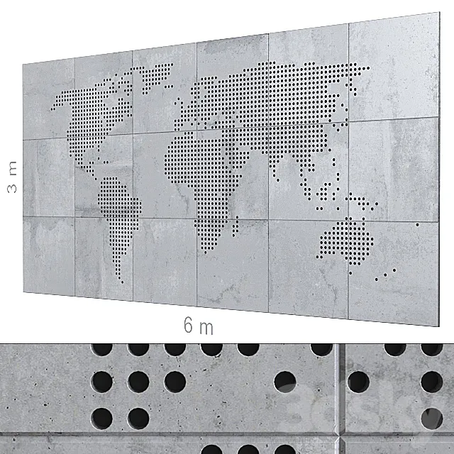 Decorative wall 170. 3D Model Decorative wall 170. 3D Model