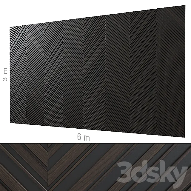 Decorative wall 175. 3D Model Decorative wall 175. 3D Model
