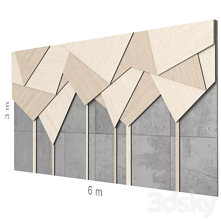 Decorative wall 18. 3D Model Decorative wall 18. 3D Model