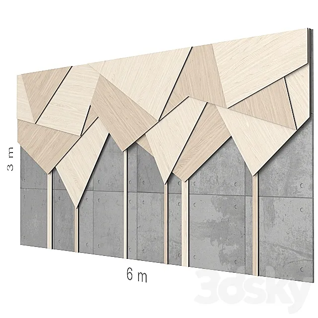 Decorative wall 18. 3D Model Decorative wall 18. 3D Model