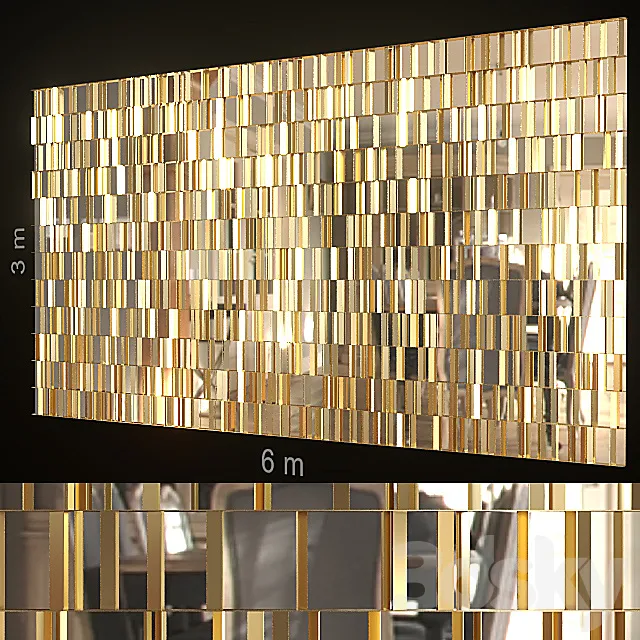 Decorative wall 188. 3D Model Decorative wall 188. 3D Model