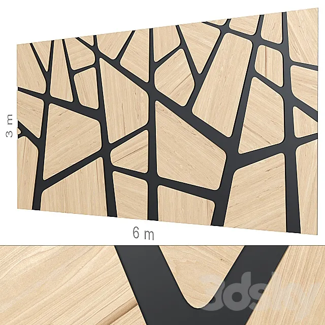 Decorative wall 191. 3D Model Decorative wall 191. 3D Model