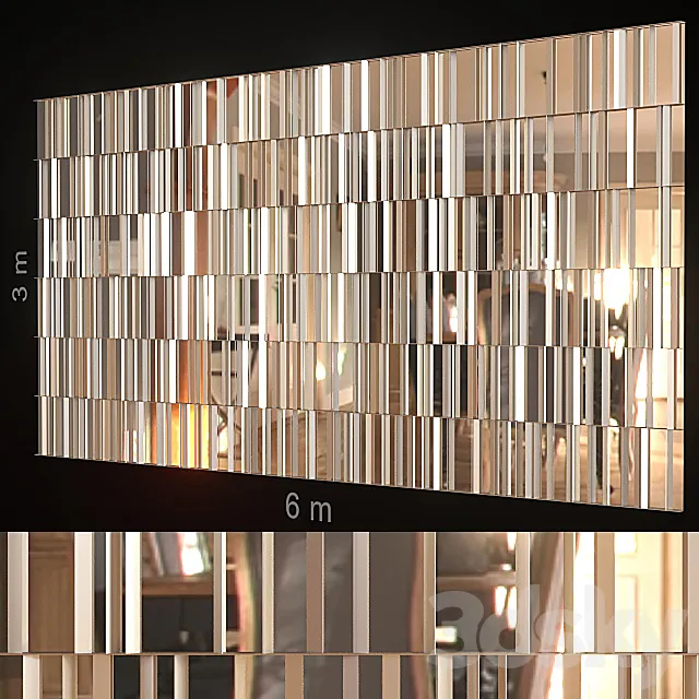 Decorative wall 195. 3D Model Decorative wall 195. 3D Model