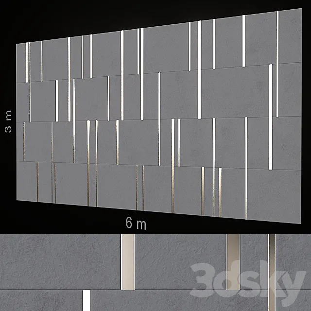 Decorative wall 200. 3DModel Decorative wall 200. 3DModel