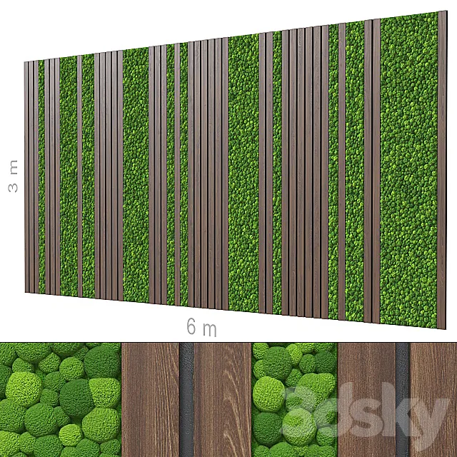 Decorative wall 205. 3D Model Decorative wall 205. 3D Model