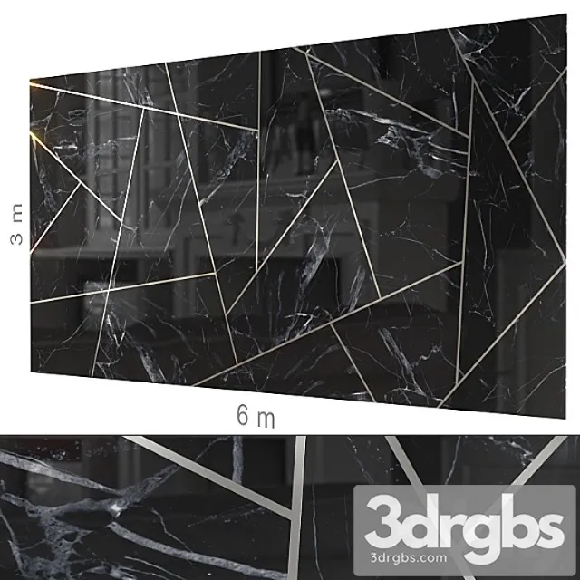 Decorative wall 208. 3D Model Download Decorative wall 208. 3D Model Download