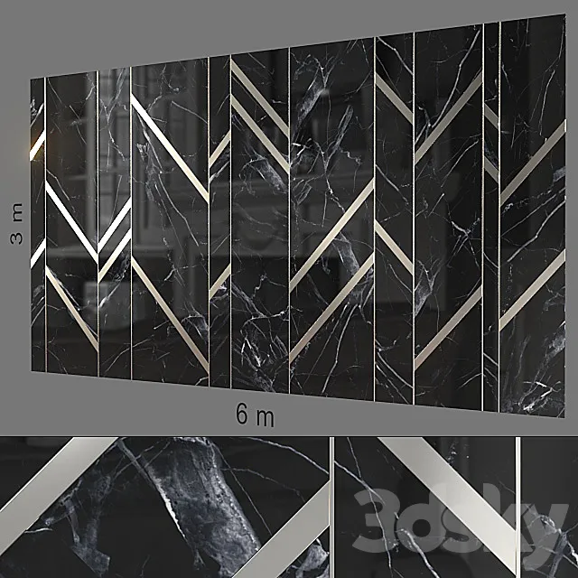 Decorative wall 212. 3D Model Decorative wall 212. 3D Model