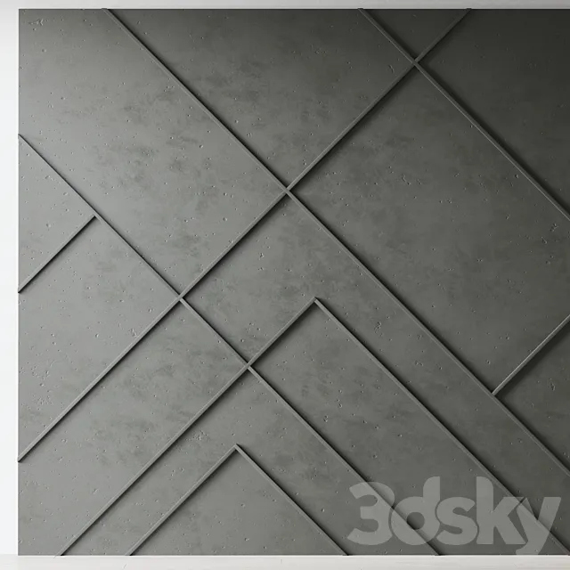 Decorative wall 22 3D Model Decorative wall 22 3D Model