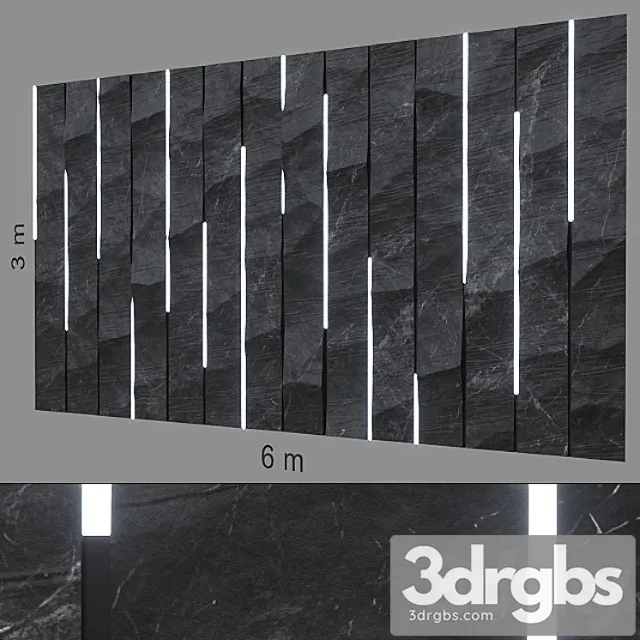 Decorative wall 223. 3D Model Download Decorative wall 223. 3D Model Download