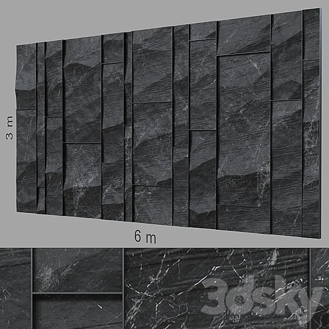 Decorative wall 225. 3DModel Decorative wall 225. 3DModel