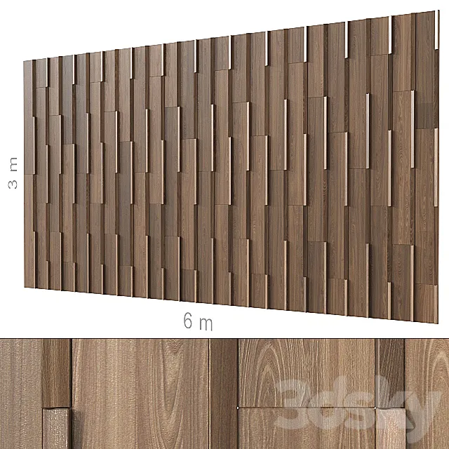 Decorative wall 232. 3D Model Decorative wall 232. 3D Model