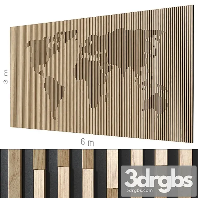 Decorative Wall 233. 3D Model Download Decorative Wall 233. 3D Model Download